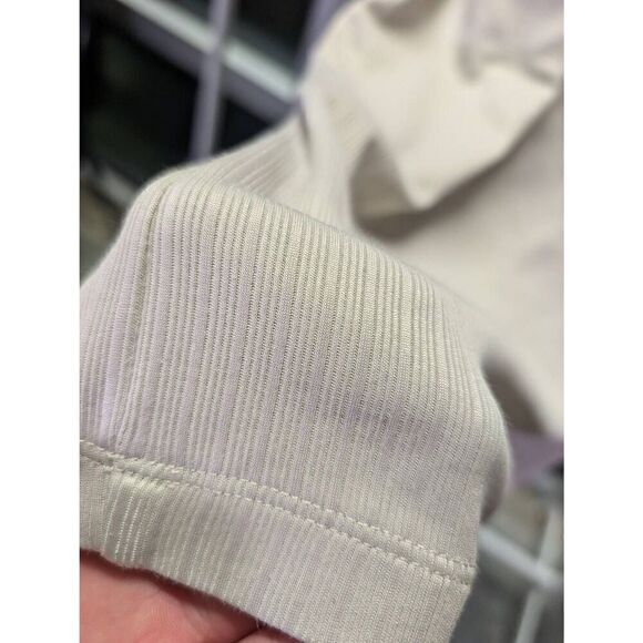 Perry Ellis Tan/Cream Shirt Crew Neck Men's Large - Picture 5 of 6